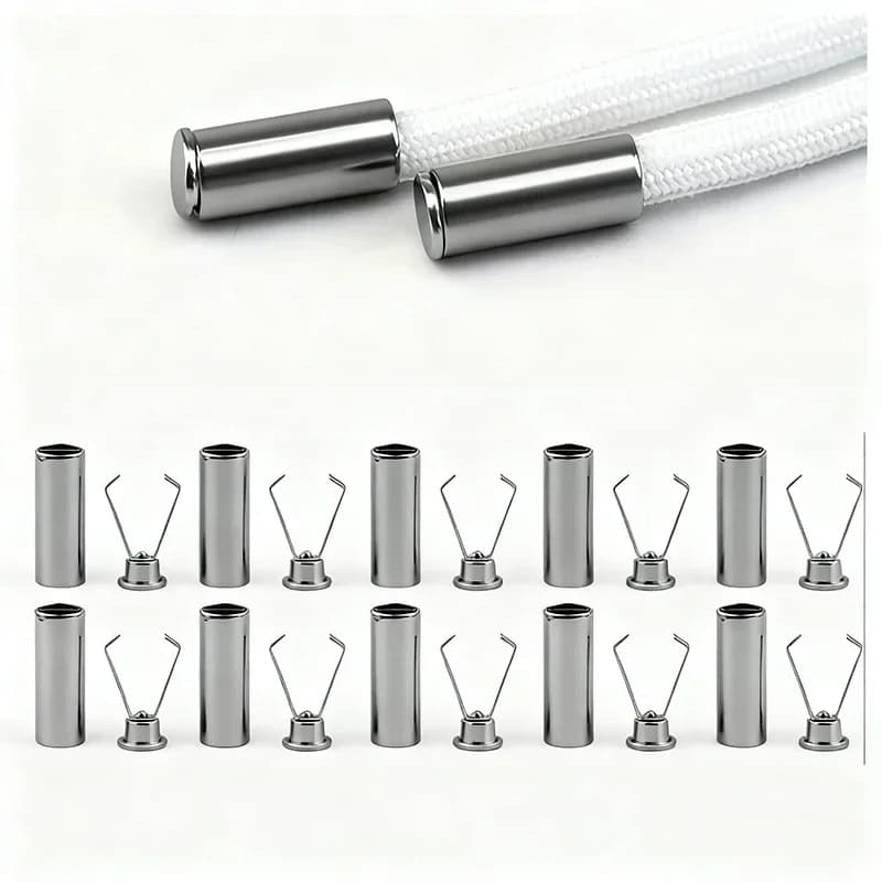 PetalMist Heavy Duty Cord Locks Adjustable Metal Clips thumbnail 6